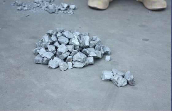 Solid And Brittle Ferro Silicon Magnesium Alloy With Si / Mg / Ca For Iron Casting