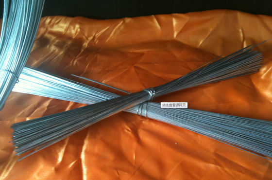 BWG18 / BWG19 / BWG22 Galvanized Iron Wire , Black Annealed Straight Cut Wire