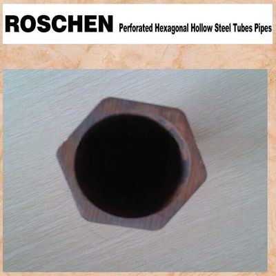 ASTMA1045 Perforated Hexagonal Hollow Steel Tube / Thick Wall Steel Pipe