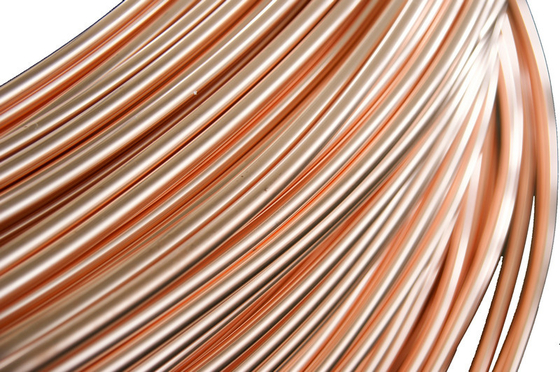Refrigeration Copper Tube , Brazed Steel Pipes 4.76 * 0.65 mm